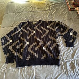Aitch Vintage Patterned Sweater